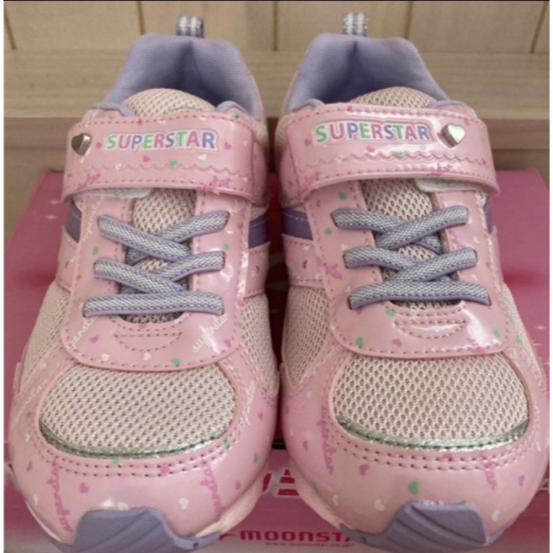 SUPERSTAR(スーパースター)のムーンスター スーパースター 20cm 子供靴 キッズスニーカー 女の子 キッズ/ベビー/マタニティのキッズ靴/シューズ(15cm~)(スニーカー)の商品写真