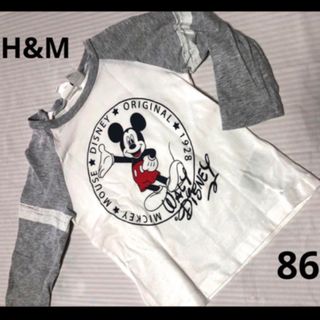 エイチアンドエム(H&M)の【H&M】ミッキーロンT 86(Ｔシャツ)