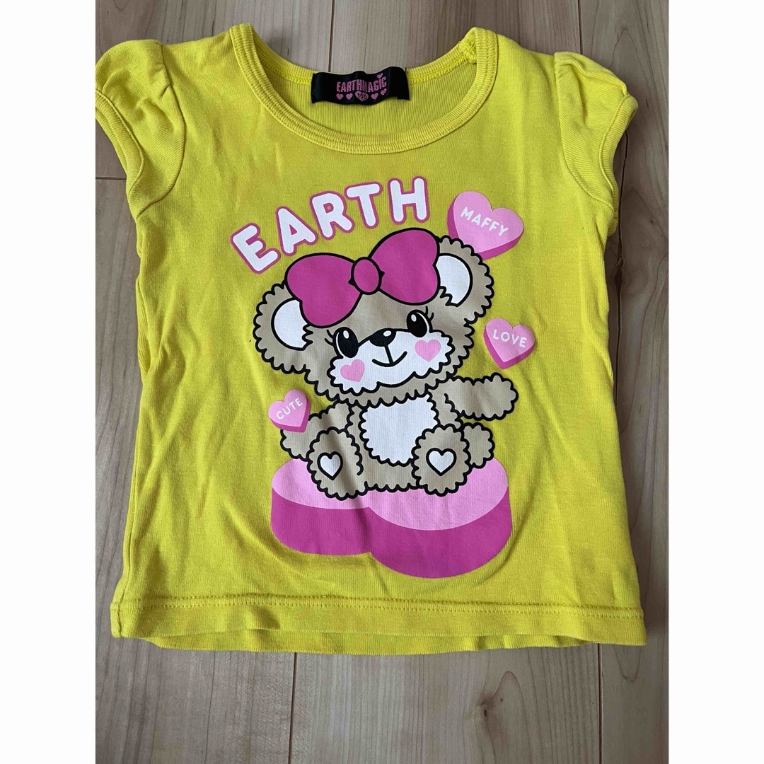 EARTHMAGIC(アースマジック)のTシャツ キッズ/ベビー/マタニティのキッズ服女の子用(90cm~)(Tシャツ/カットソー)の商品写真