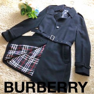 BURBERRY BLACK LABEL - BURBERRY BLACK LABEL ✨羊毛　トレンチコート　M