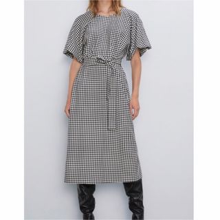 ザラ(ZARA)のzara ワンピ(ひざ丈ワンピース)