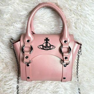 ヴィヴィアンウエストウッド(Vivienne Westwood)の超美品Vivienne Westwood betty bag ミニ パールピンク(ショルダーバッグ)