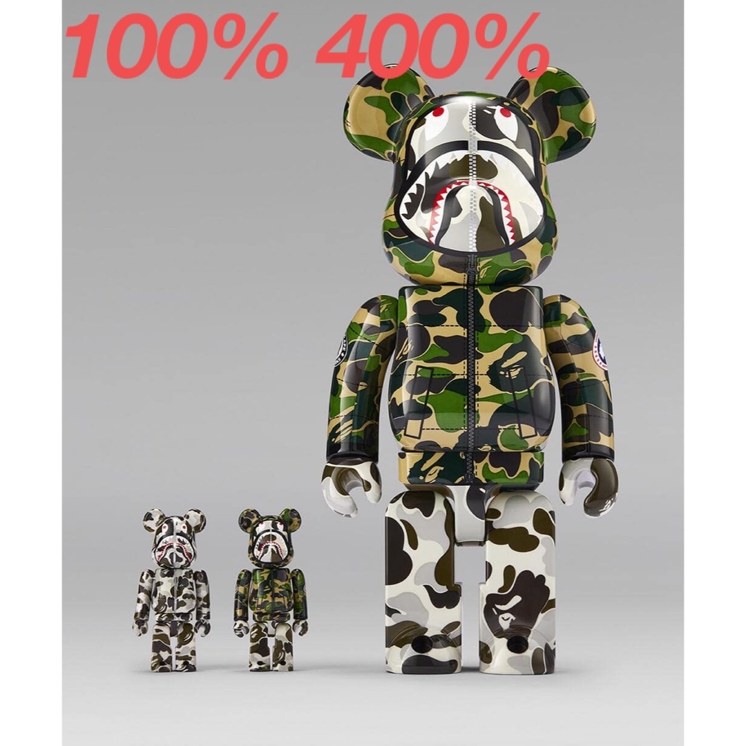 A BATHING APE(アベイシングエイプ)のBE@RBRICK BAPE CANADA GOOSE SHARK  エンタメ/ホビーのフィギュア(その他)の商品写真