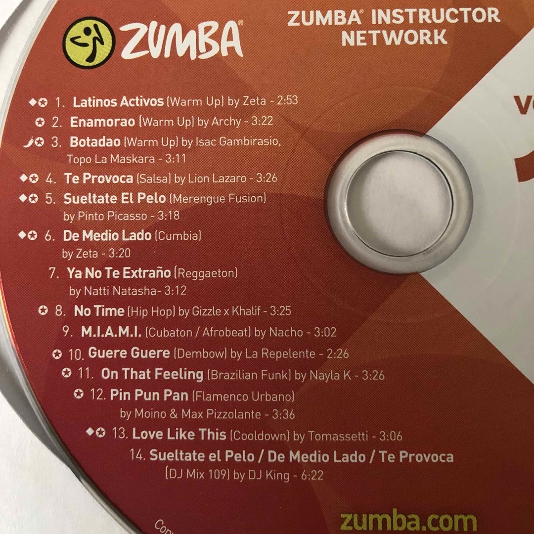 Zumba(ズンバ)のZIN109 ズンバ　CD zumba エンタメ/ホビーのCD(クラブ/ダンス)の商品写真