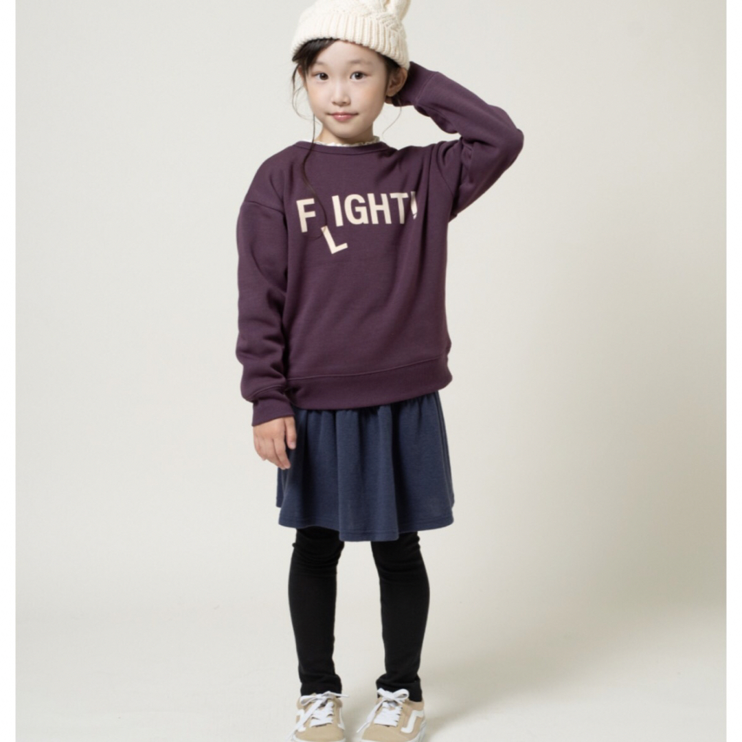 SUNDAYS SUN(サンデイズサン)の【SUN DAYS SUN】裏シャギーロゴトレーナー　90 キッズ/ベビー/マタニティのキッズ服女の子用(90cm~)(Tシャツ/カットソー)の商品写真