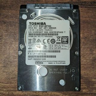 東芝 - 【中古・送料込】TOSHIBA MQ01ABF050 500MB HDD