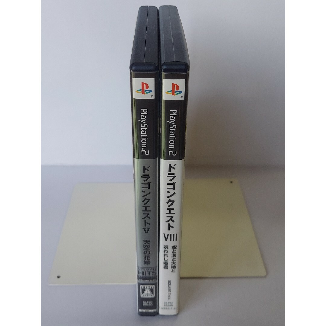 PlayStation2(プレイステーション2)のPS2  『 ドラゴンクエストⅤ・ドラゴンクエストⅧ 』2本まとめ売り エンタメ/ホビーのゲームソフト/ゲーム機本体(家庭用ゲームソフト)の商品写真