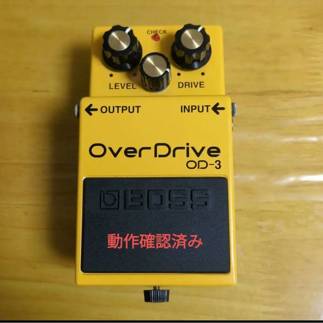 BOSS - ギターエフェクター動作確認済み美品Boss OD-3エフェクターの