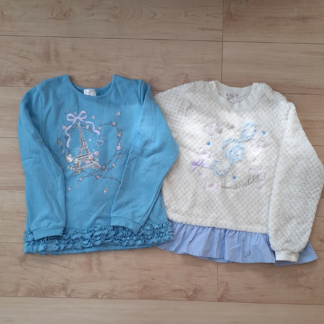 motherways(マザウェイズ)の女の子　洋服セット　140 キッズ/ベビー/マタニティのキッズ服女の子用(90cm~)(Tシャツ/カットソー)の商品写真