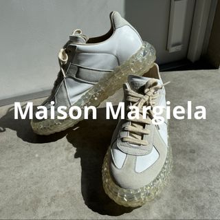 マルタンマルジェラ(Maison Martin Margiela)の美品 マルジェラ バブルソール ジャーマントレーナー 27cm(スニーカー)