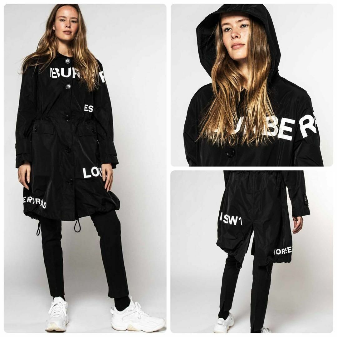 BURBERRY(バーバリー)の極美品BURBERRY 現行 ホースフェリープリント ロングジャケット レディースのジャケット/アウター(ブルゾン)の商品写真