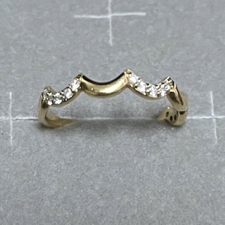 ジュエリーツツミ(JEWELRY TSUTSUMI)のK18イエローゴールド　ダイヤモンドリング(リング(指輪))