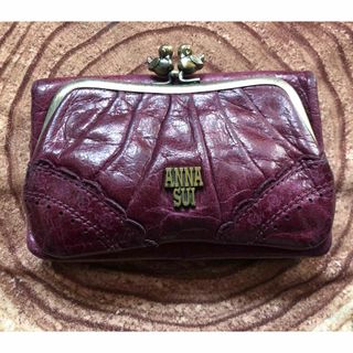 アナスイ(ANNA SUI)のorunao様専用　アナスイ　二つ折り財布　紫　パープル(財布)