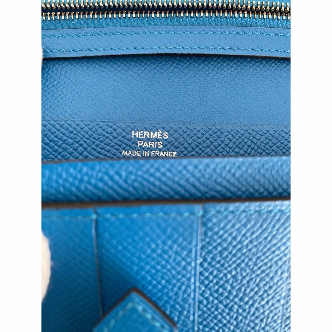 Hermes(エルメス)のエルメス　未使用に近い　ぺアンスフレ　財布　ブルーザンジバル レディースのファッション小物(財布)の商品写真