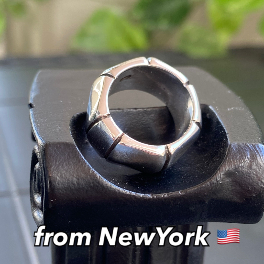 NY シルバーリング【11号】SILVER925 ユニセックス 指輪 SOHO発 メンズのアクセサリー(リング(指輪))の商品写真