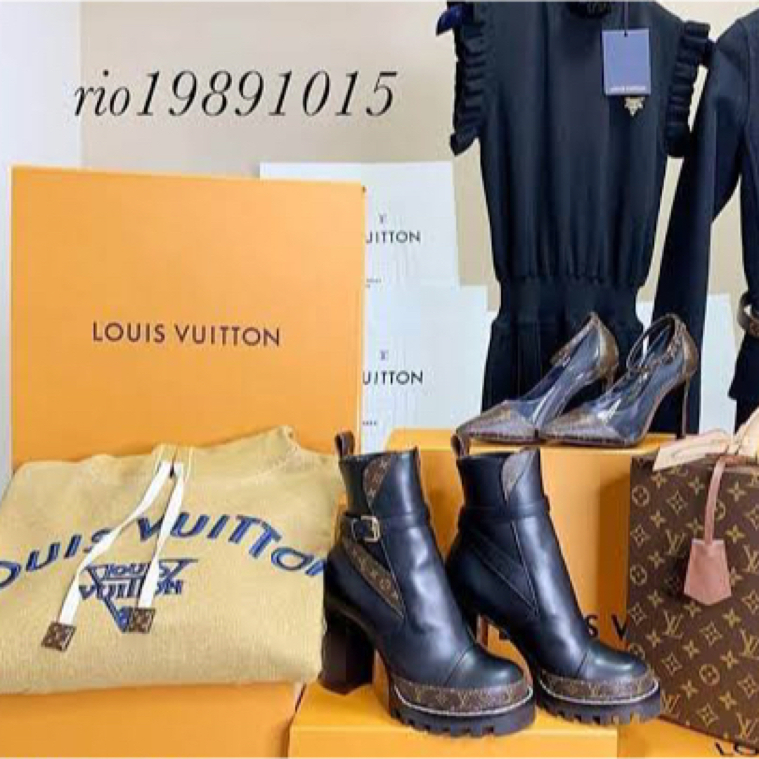 LOUIS VUITTON(ルイヴィトン)のヴィトン　ブーツ レディースの靴/シューズ(ブーツ)の商品写真