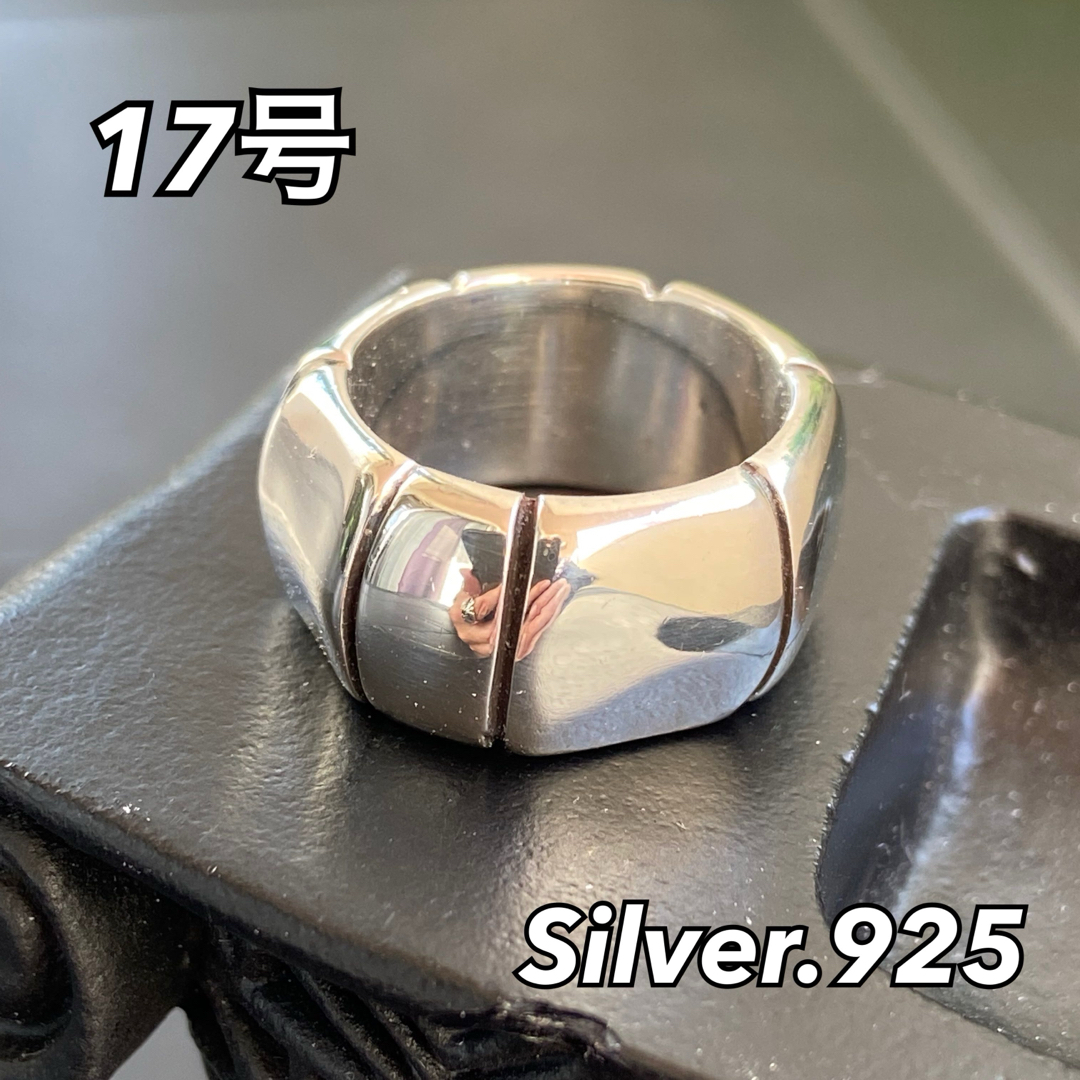 NYシルバーリング【17号】指輪 小指 SILVER925 ユニセックス メンズのアクセサリー(リング(指輪))の商品写真