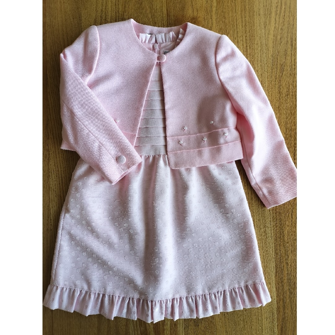 mikihouse(ミキハウス)の入園式110cmスーツ キッズ/ベビー/マタニティのキッズ服女の子用(90cm~)(ドレス/フォーマル)の商品写真