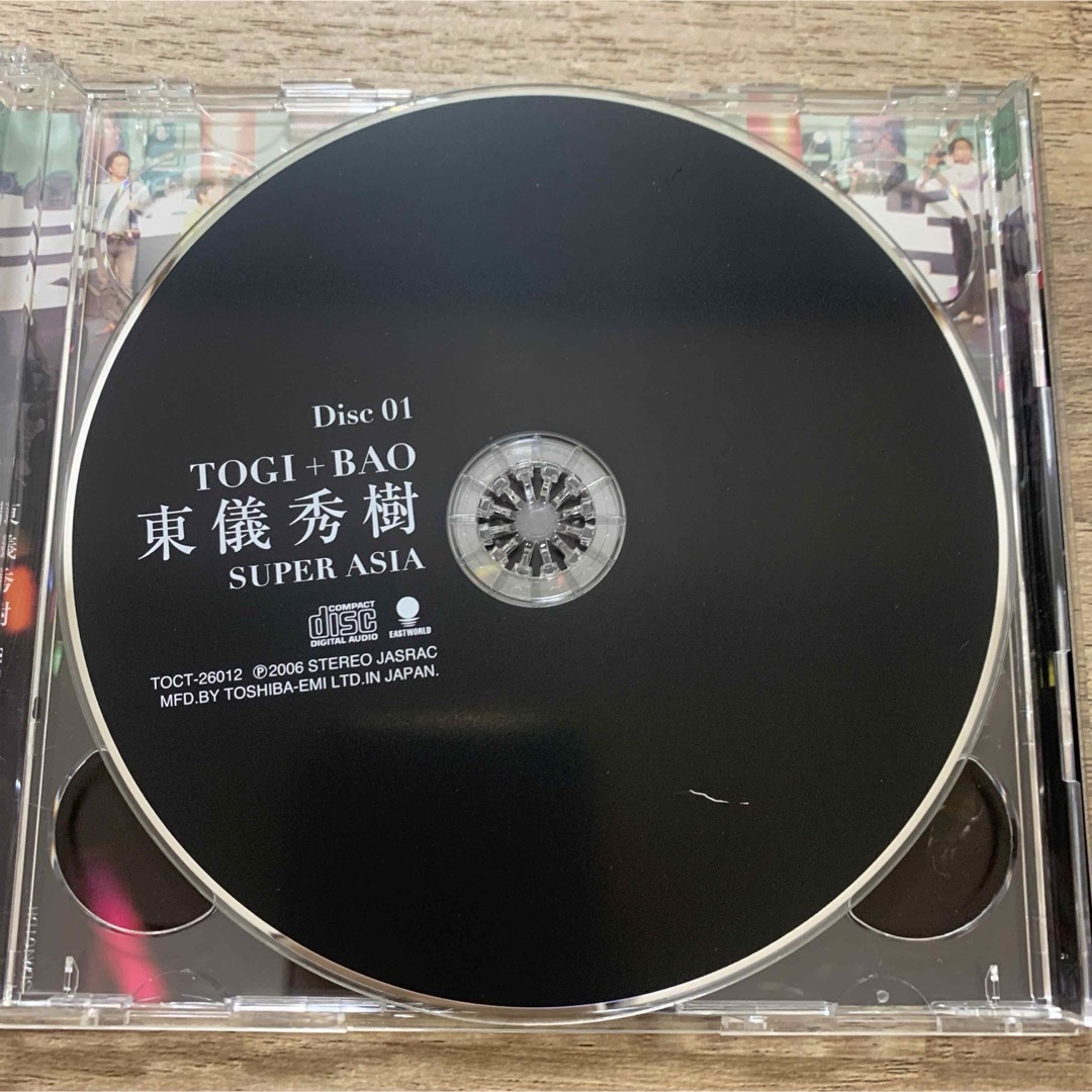 東儀秀樹　SUPER ASIA CD 2枚組　TOGI+BAO エンタメ/ホビーのCD(ポップス/ロック(邦楽))の商品写真