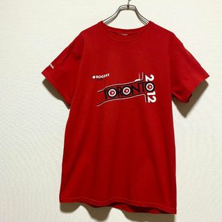 ヴィンテージ(VINTAGE)のアメリカ古着　rogers cup toronto　半袖　Tシャツ　J955(Tシャツ/カットソー(半袖/袖なし))