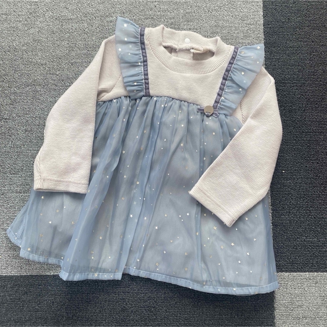 petit main(プティマイン)の新品タグ付き petitmain 90 キッズ/ベビー/マタニティのキッズ服女の子用(90cm~)(Tシャツ/カットソー)の商品写真