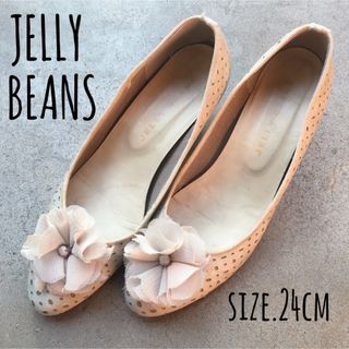 ジェリービーンズ(JELLY BEANS)のJellyBeans/ジェリービーンズ☻花付きパンプス(ハイヒール/パンプス)