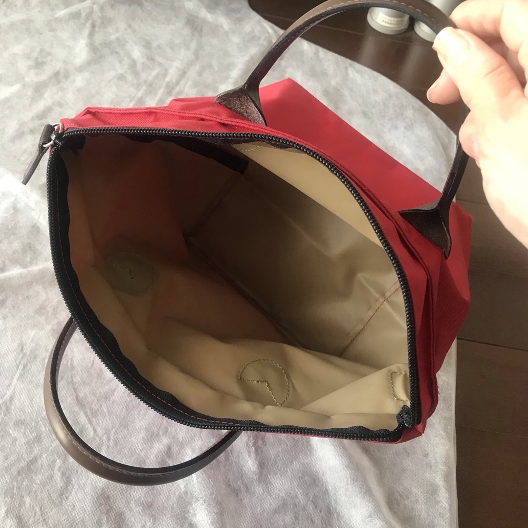 Herve Chapelier(エルベシャプリエ)のエルベシャプリエ☆赤 レディースのバッグ(トートバッグ)の商品写真