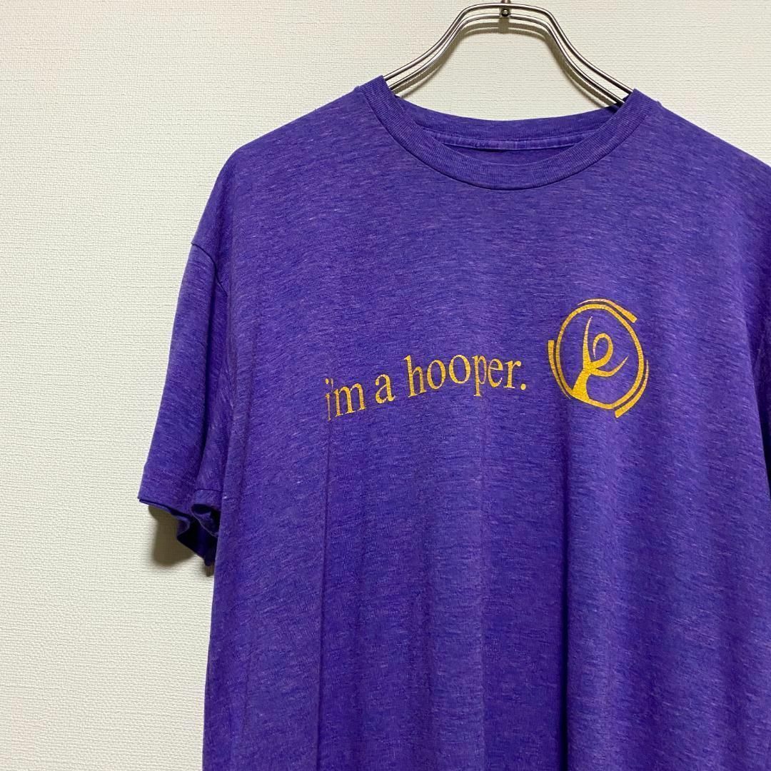 VINTAGE(ヴィンテージ)のアメリカ古着　半袖 Tシャツ　パープル　プリントＴシャツ　ユニセックス　E253 メンズのトップス(Tシャツ/カットソー(半袖/袖なし))の商品写真