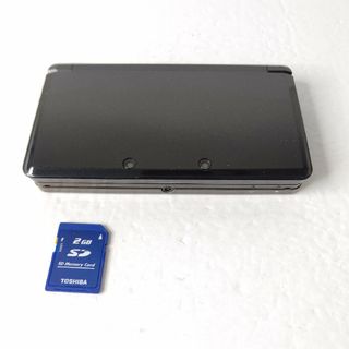 ニンテンドー3DS(ニンテンドー3DS)のNintendo　ニンテンドー3DS コスモブラック　画面極美品　任天堂ゲーム機(携帯用ゲーム機本体)