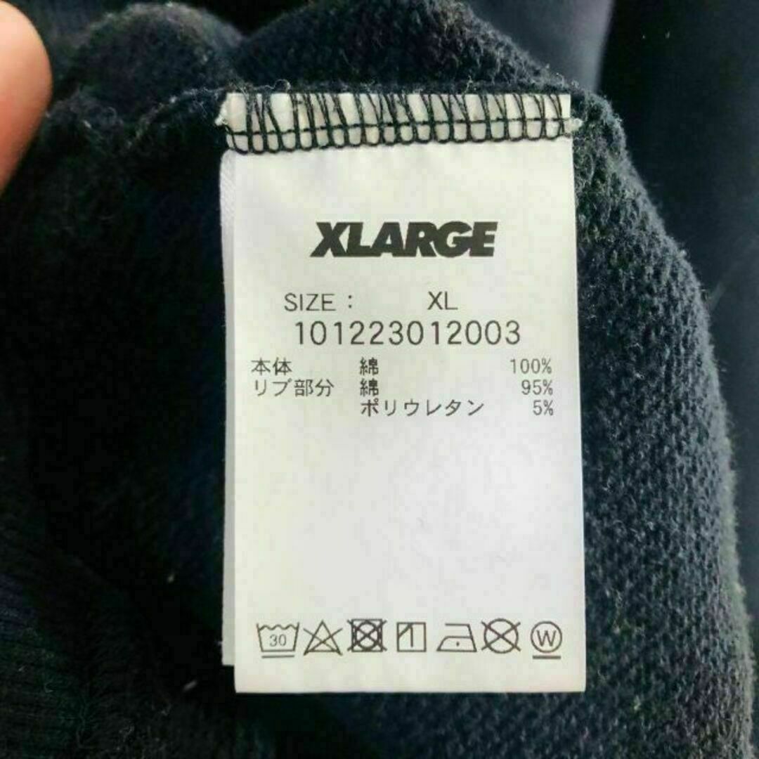 XLARGE(エクストララージ)の【即完売】エクストラージ スウェット サイズXL　crewneck ブラック メンズのトップス(スウェット)の商品写真