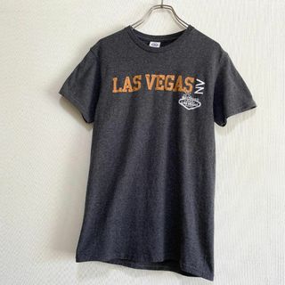 ヴィンテージ(VINTAGE)のアメリカ古着　ラスベガス　ロゴプリント　半袖　Tシャツ ヴィンテージ J979(Tシャツ/カットソー(半袖/袖なし))