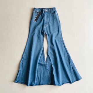 パメオポーズ(PAMEO POSE)の新品 PAMEO POSE Super Flare PantsⅡ デニム(デニム/ジーンズ)