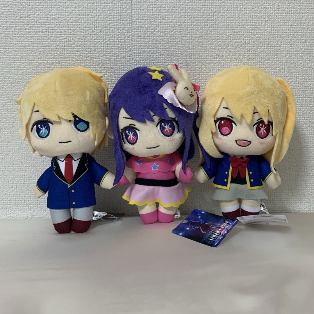 推しの子 ぬいぐるみS 星野アイ ルビー アクア 3種セットの通販 推しの子 ぬいぐるみS 星野アイ ルビー アクア 3種セットの通販