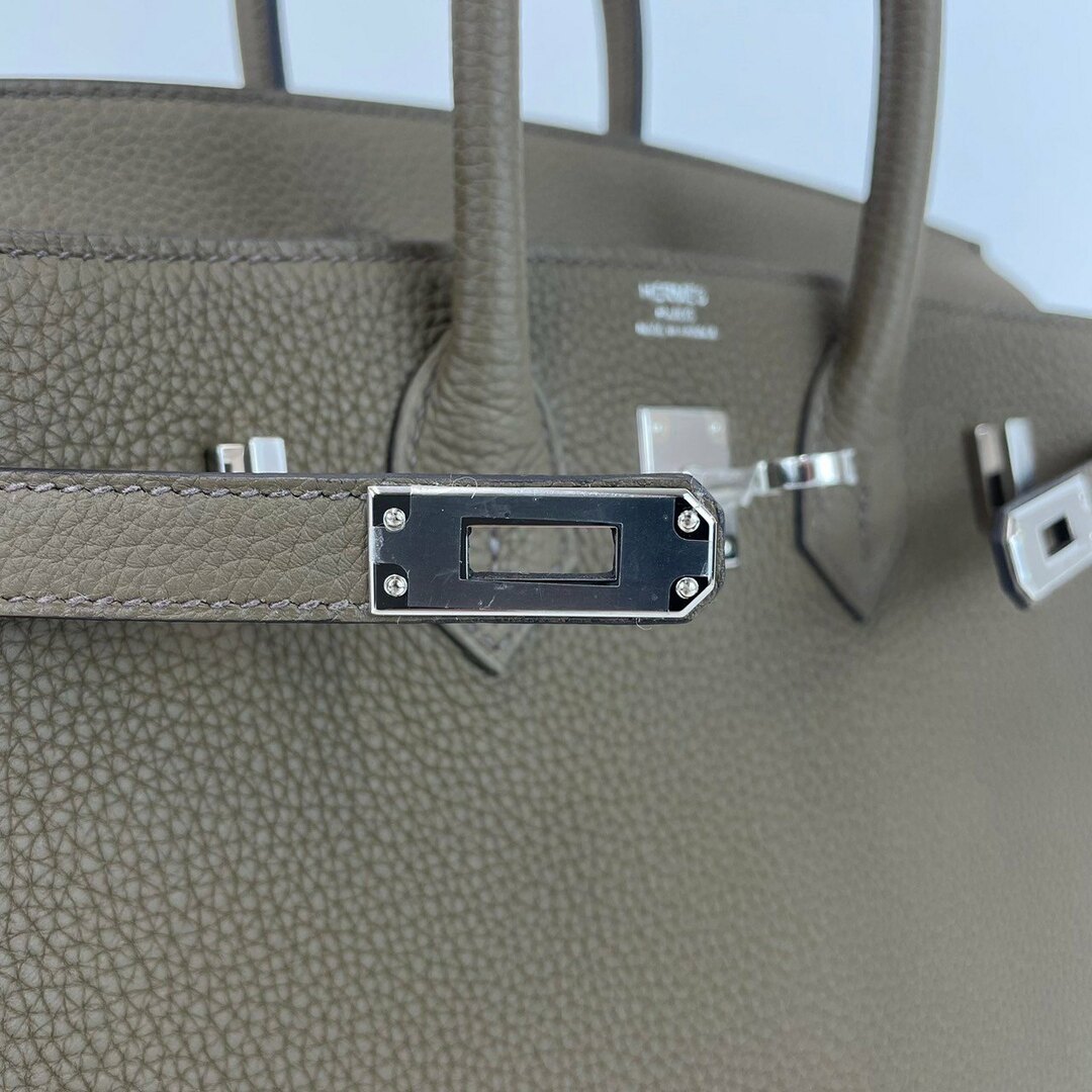 Hermes(エルメス)の新品 HERMES エルメス Birkin25 バーキン25 Toundra ツンドラ PHW シルバー金具 B刻 ハンドバッグ レディースのバッグ(ハンドバッグ)の商品写真