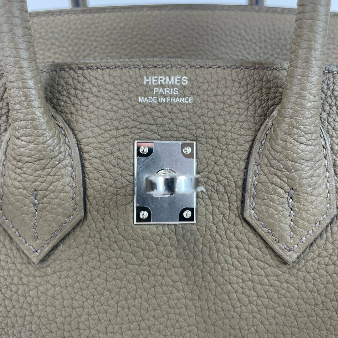 Hermes(エルメス)の新品 HERMES エルメス Birkin25 バーキン25 Toundra ツンドラ PHW シルバー金具 B刻 ハンドバッグ レディースのバッグ(ハンドバッグ)の商品写真