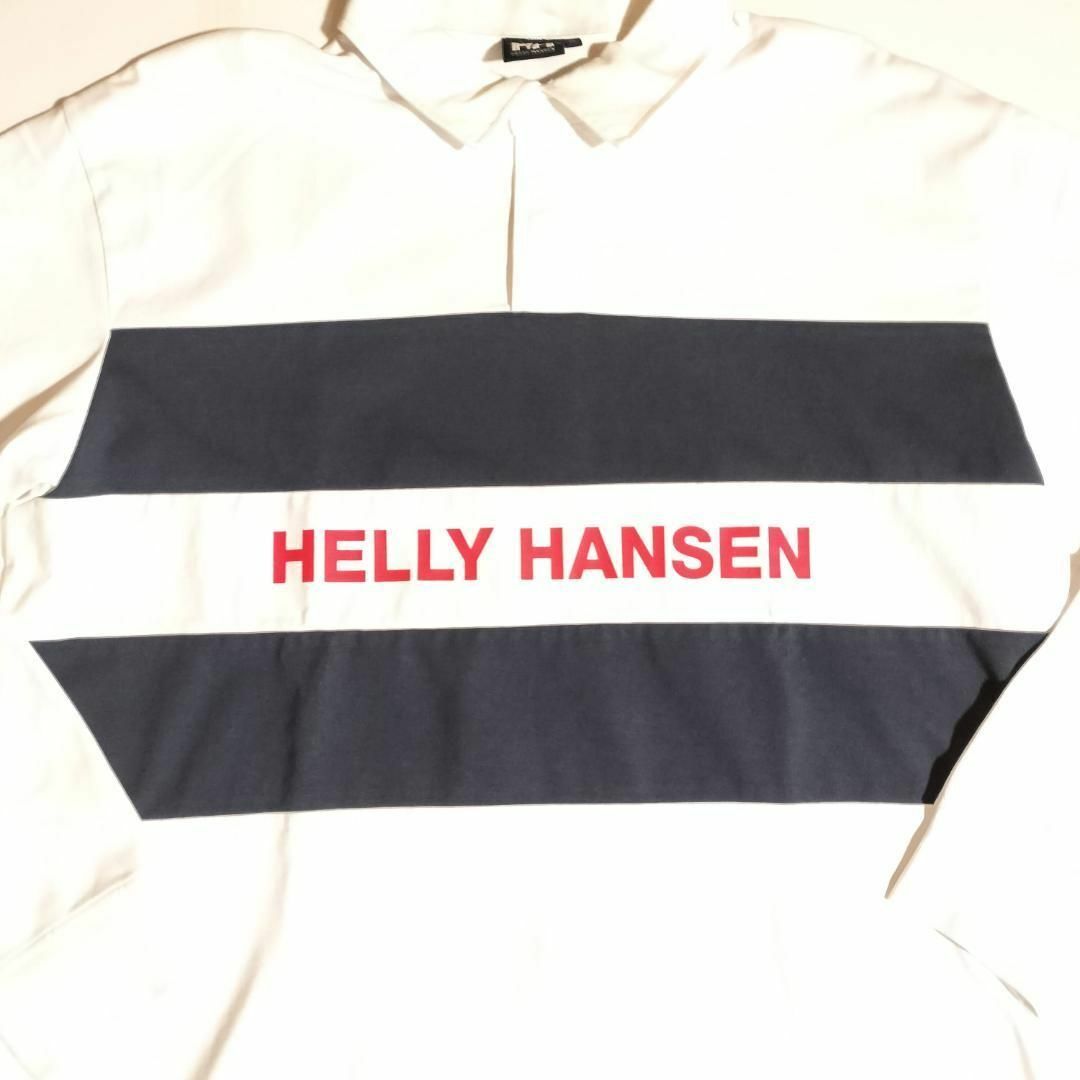 HELLY HANSEN(ヘリーハンセン)のHELLY HANSEN ラガーシャツ　XLサイズ　メンズ メンズのトップス(ポロシャツ)の商品写真