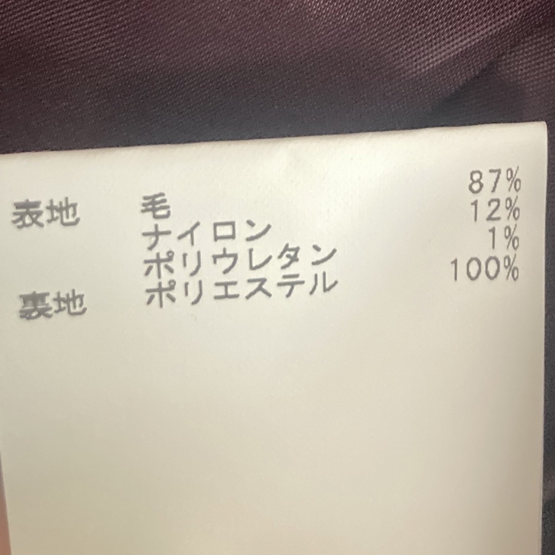 ANAYI(アナイ)のアナイ　ウールテーラードジャケット　36 ワインレッド　 レディースのジャケット/アウター(テーラードジャケット)の商品写真