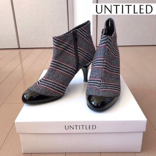 アンタイトル(UNTITLED)のuntitled 差し色の赤が可愛い❤︎お洒落さんのブーツ 24 ダイアナ(ブーティ)