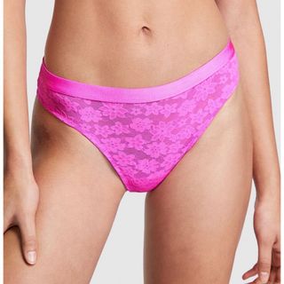 ヴィクトリアズシークレット(Victoria's Secret)の新品　PINK WEAR EVERYWHERE レース ソングショーツ(ショーツ)