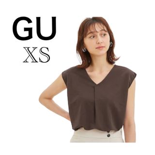 GU - 【オンライン限定XSサイズ】GU  フィブリル2WAYTシャツ　ジーユー