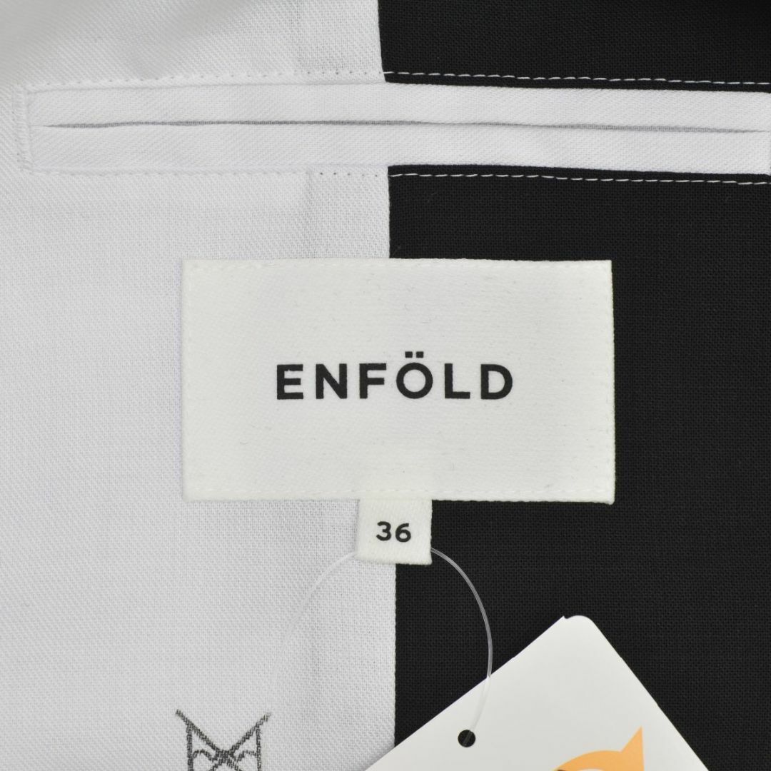 ENFOLD(エンフォルド)の【ENFOLD】ノーカラーウールコート レディースのジャケット/アウター(ロングコート)の商品写真