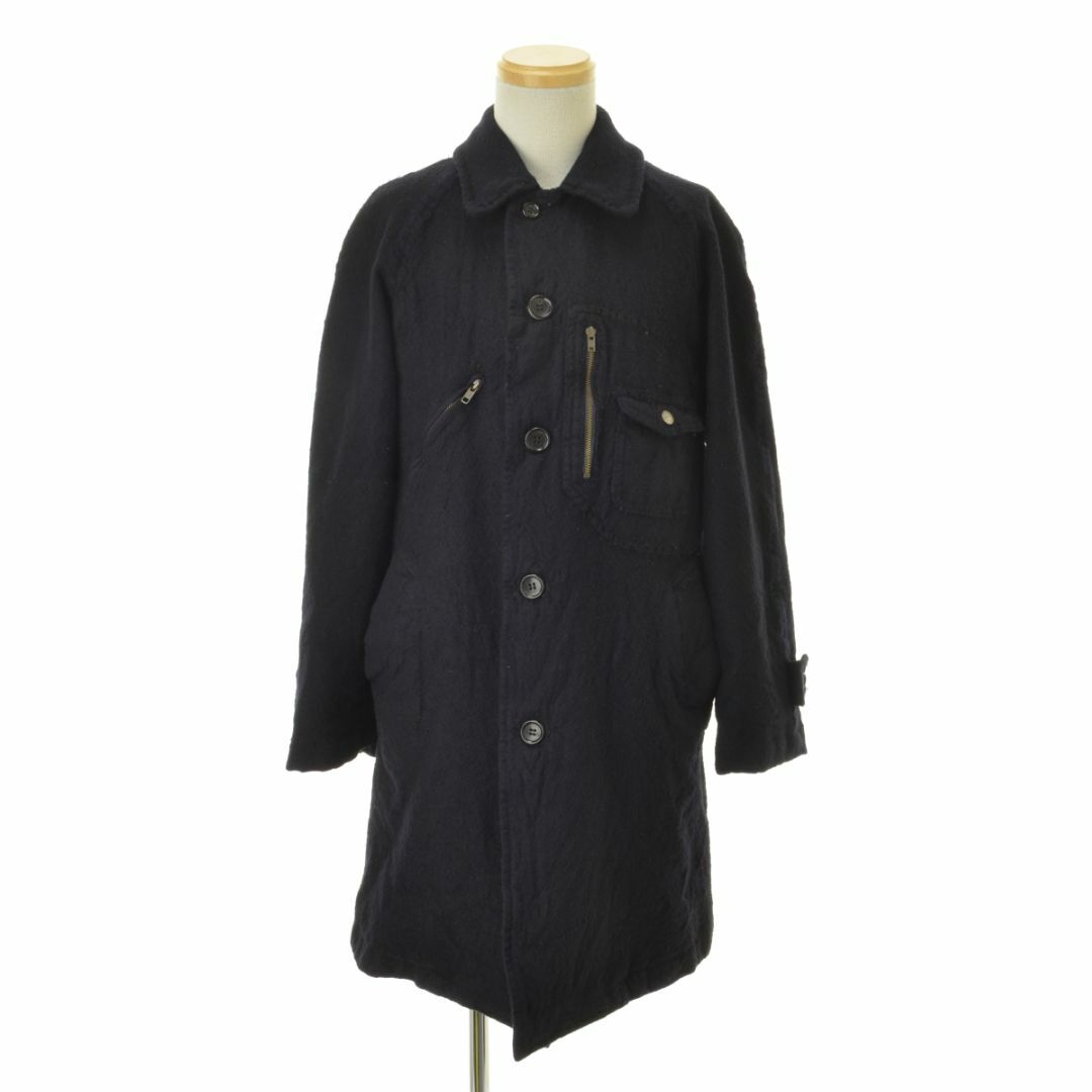 COMME des GARCONS HOMME PLUS(コムデギャルソンオムプリュス)の【COMMEdesGARCONSHOMME】AD2005 縮絨ウールコート メンズのジャケット/アウター(その他)の商品写真