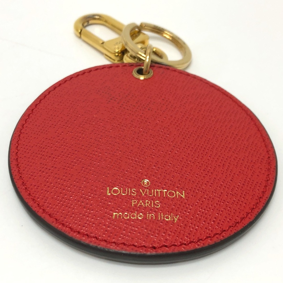 LOUIS VUITTON(ルイヴィトン)のルイヴィトン LOUIS VUITTON キーリング M68657 ポルトクレモノグラムチエック バッグチャーム キーホルダー レザー ブラウン レディースのファッション小物(キーホルダー)の商品写真