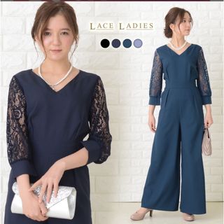 楽天 Lace Ladies パンツドレス(ロングドレス)