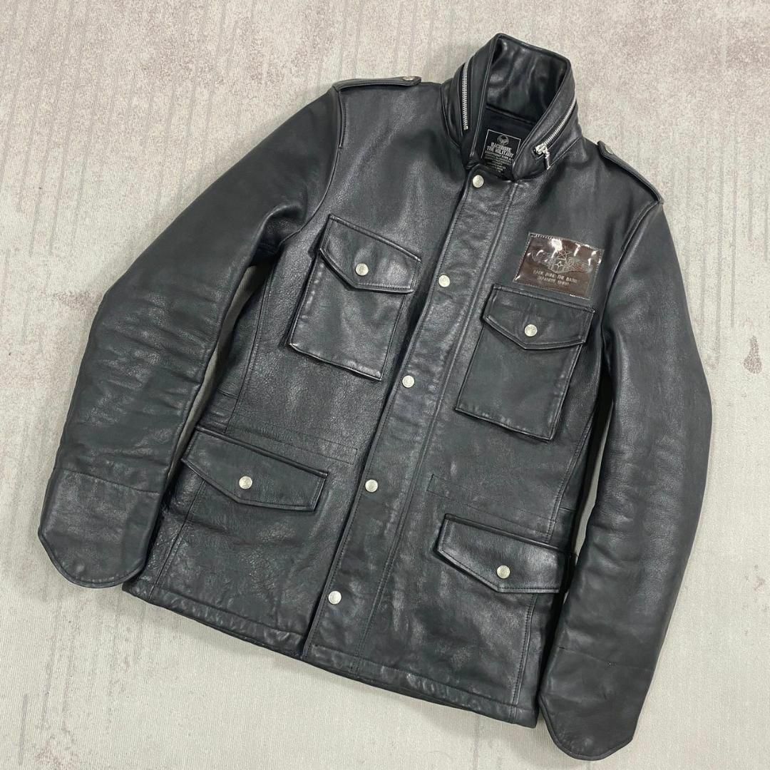 BACKBONE(バックボーン)の美品 BACKBONE THE MILITARY M-65 JKT メンズのジャケット/アウター(レザージャケット)の商品写真