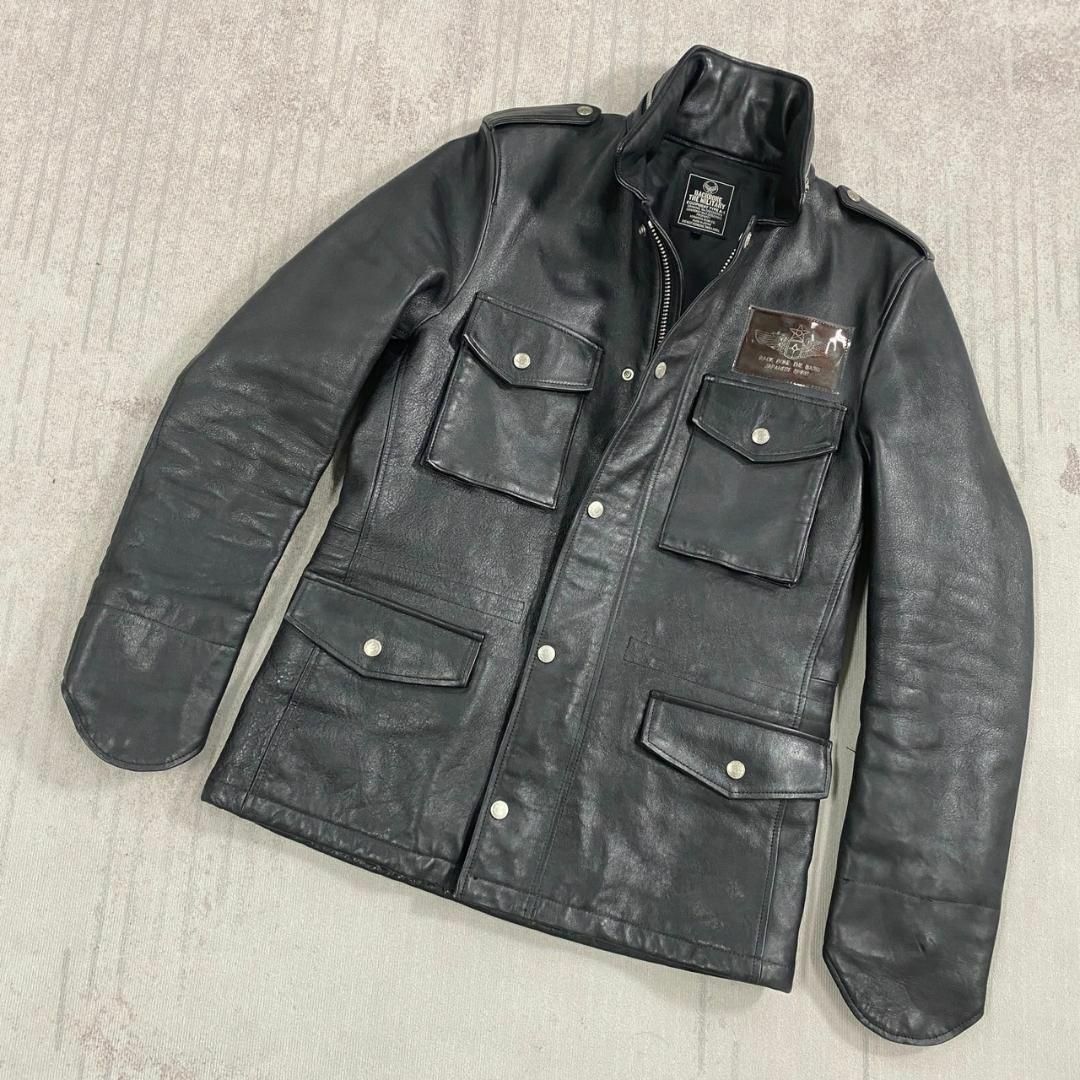 BACKBONE(バックボーン)の美品 BACKBONE THE MILITARY M-65 JKT メンズのジャケット/アウター(レザージャケット)の商品写真