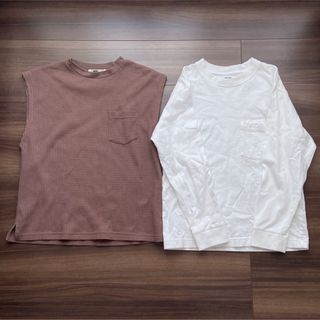 ユニクロ(UNIQLO)の150 ㎝　トップス　セット(Tシャツ/カットソー)