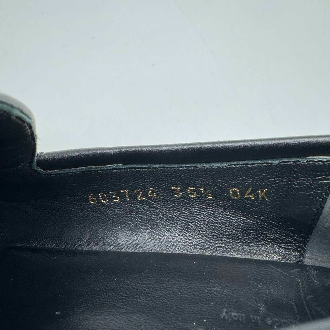 Gucci(グッチ)の【美品✨】グッチ ウール レザー ローファー ホースビット GG 22.5cm レディースの靴/シューズ(ローファー/革靴)の商品写真