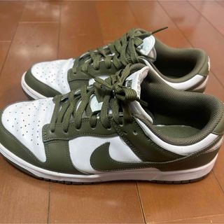 ナイキ(NIKE)のNike WMNS Dunk Low "Medium Olive" 27cm(スニーカー)