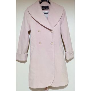 マジェスティックレゴン(MAJESTIC LEGON)の♡ 美品 マジェスティックレゴン コート ピンク Ｍサイズ(ロングコート)